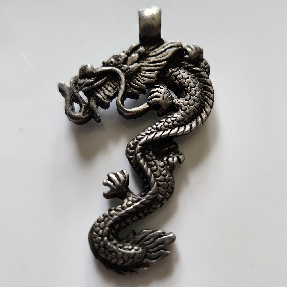 Vintage dragon pendant